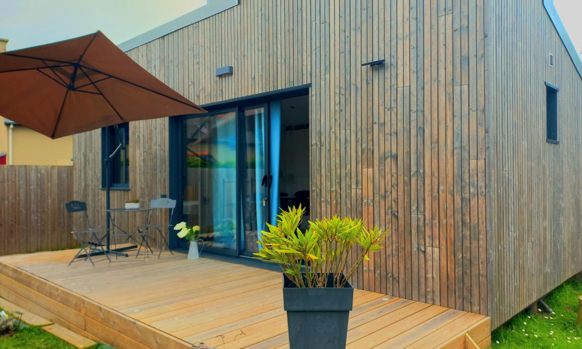 Villa Le P'Tit Tram Cancale Exterior foto