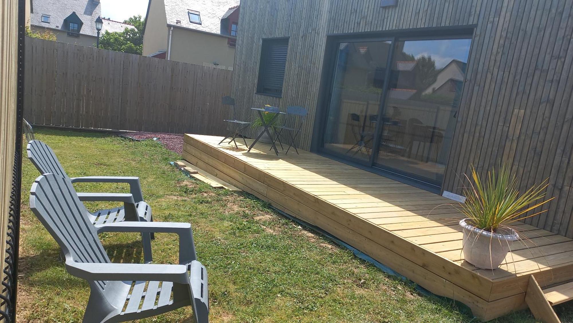 Villa Le P'Tit Tram Cancale Exterior foto